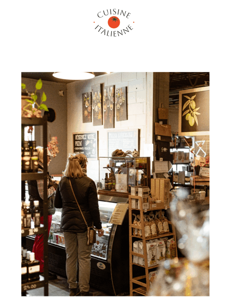 Image of a women in a store